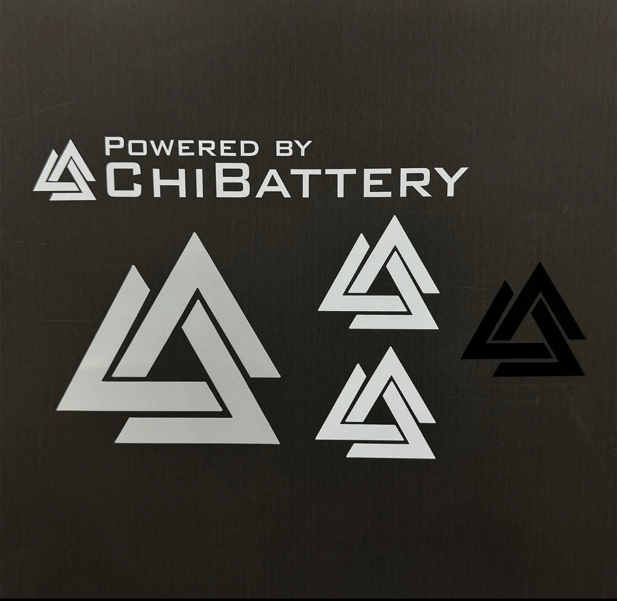 Chi battery stickers