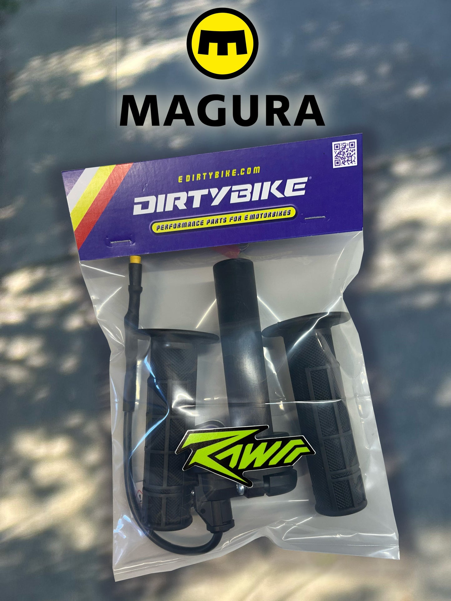 1/4 Turn Electronic Magura Throttle | DirtyBike | Rawrr Mantis X | Mantis Mini