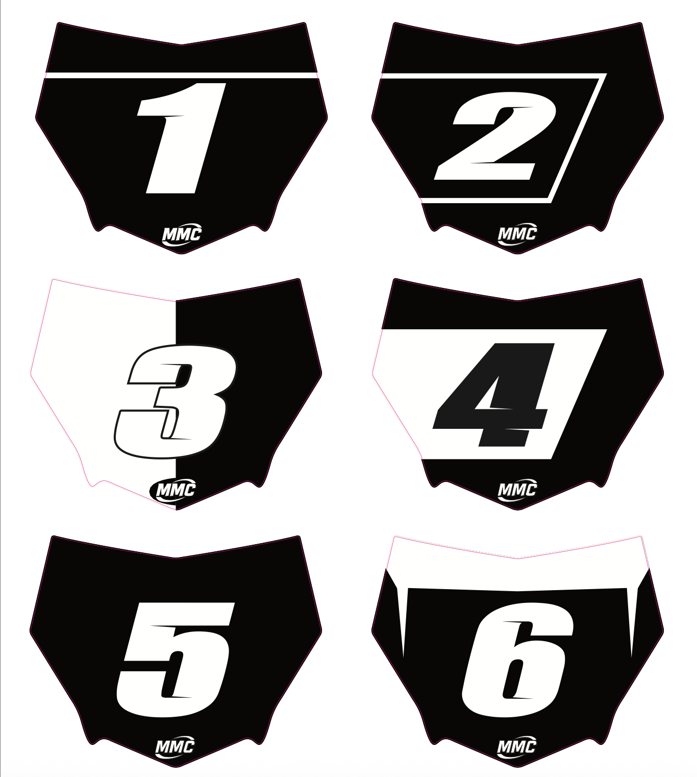 Motocutz Plate Decal