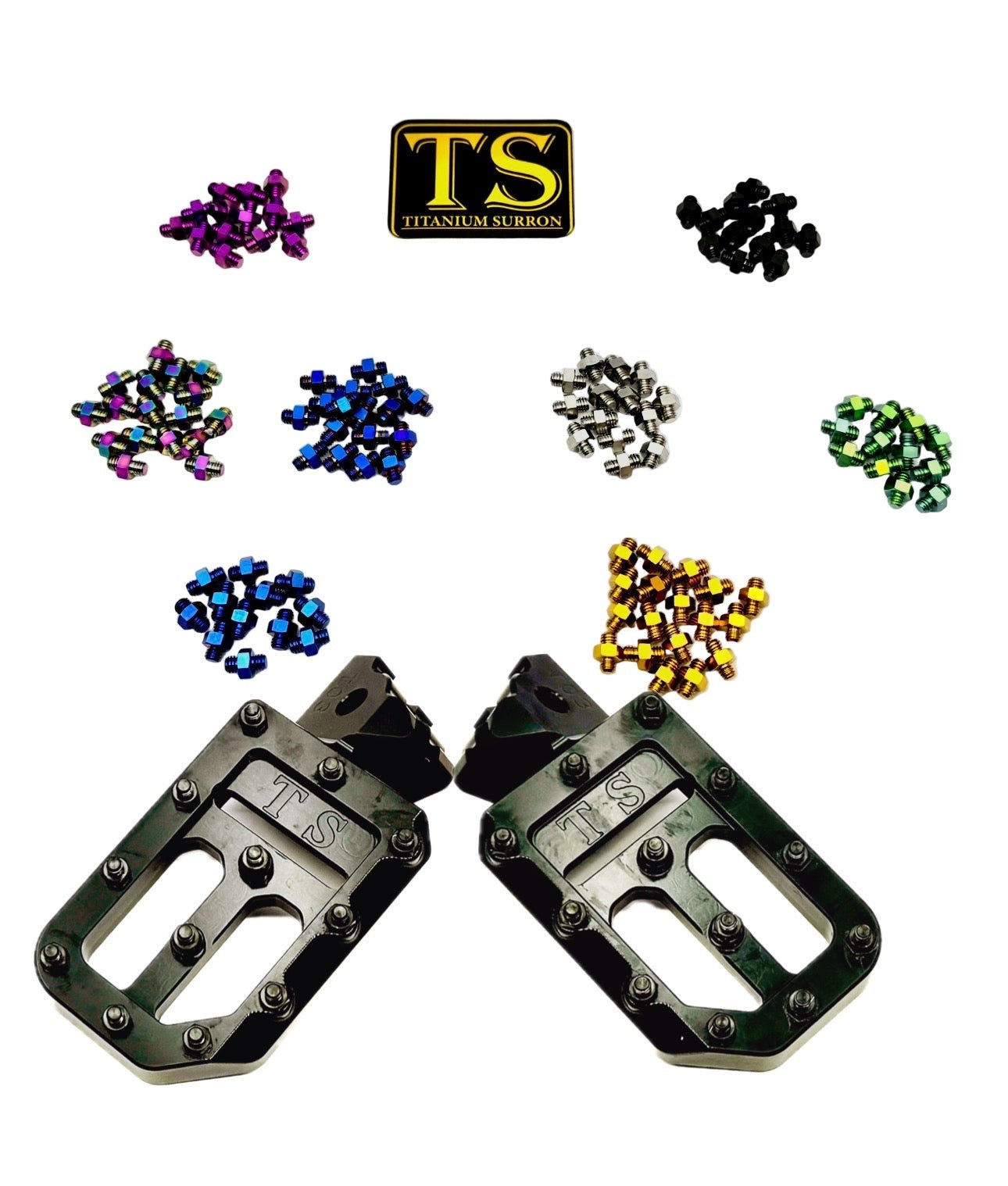 TS Custom Foot Pegs w/ Titanium Grips for Talaria and Altis