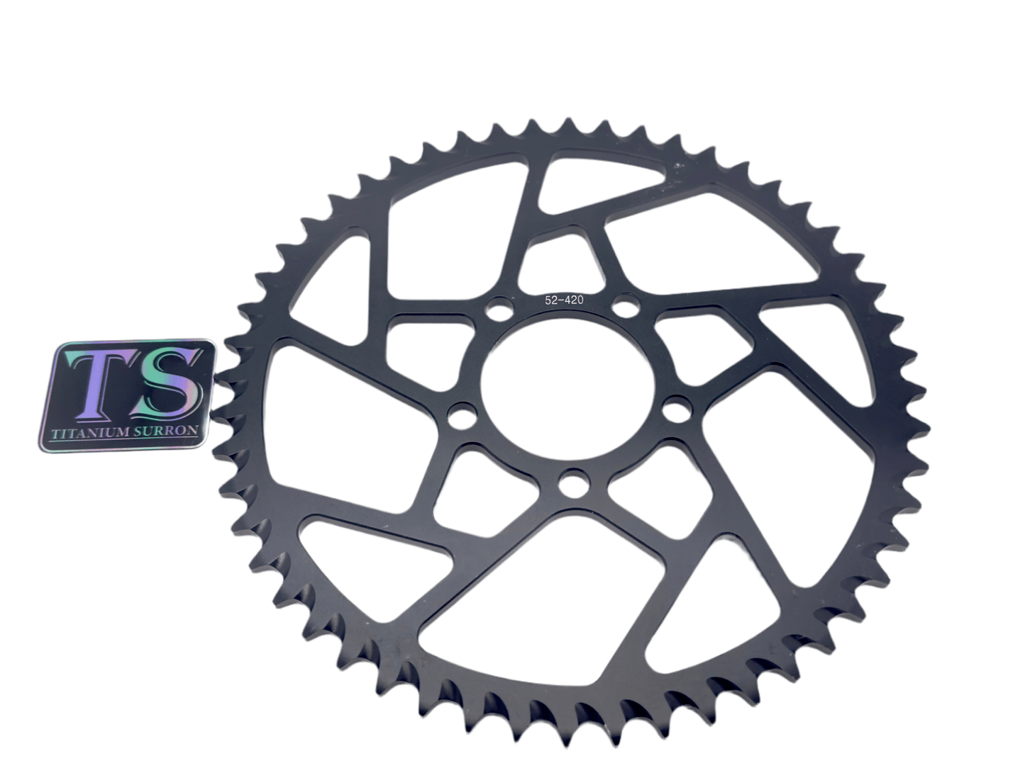 52 Tooth Hardened Aluminum 420 Sprocket for E-moto
