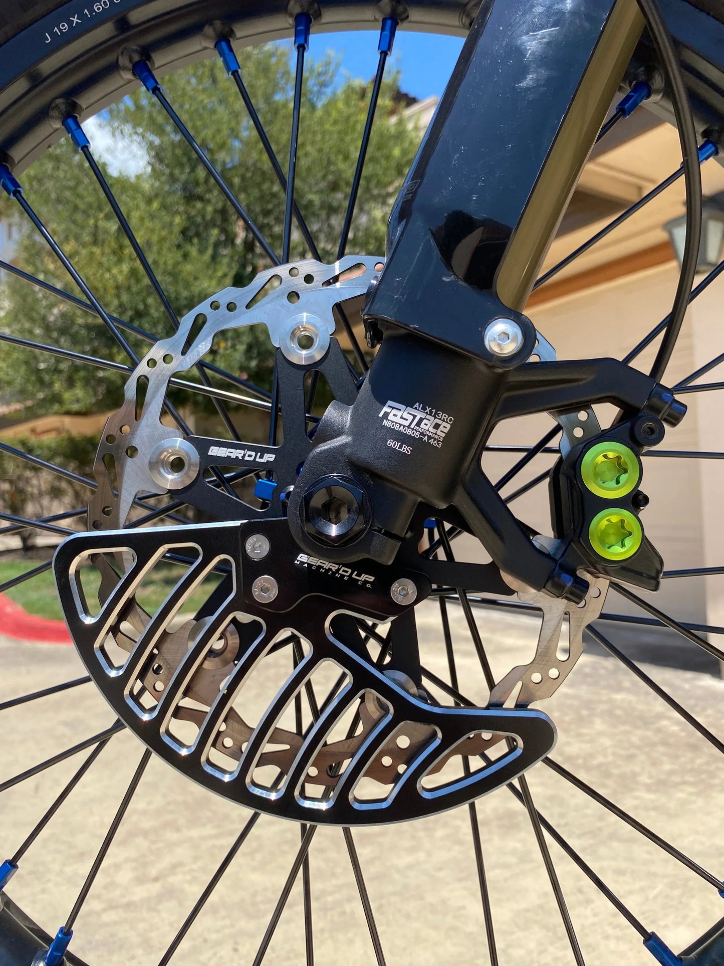 220mm Front Rotor Guard-Gear'd Up