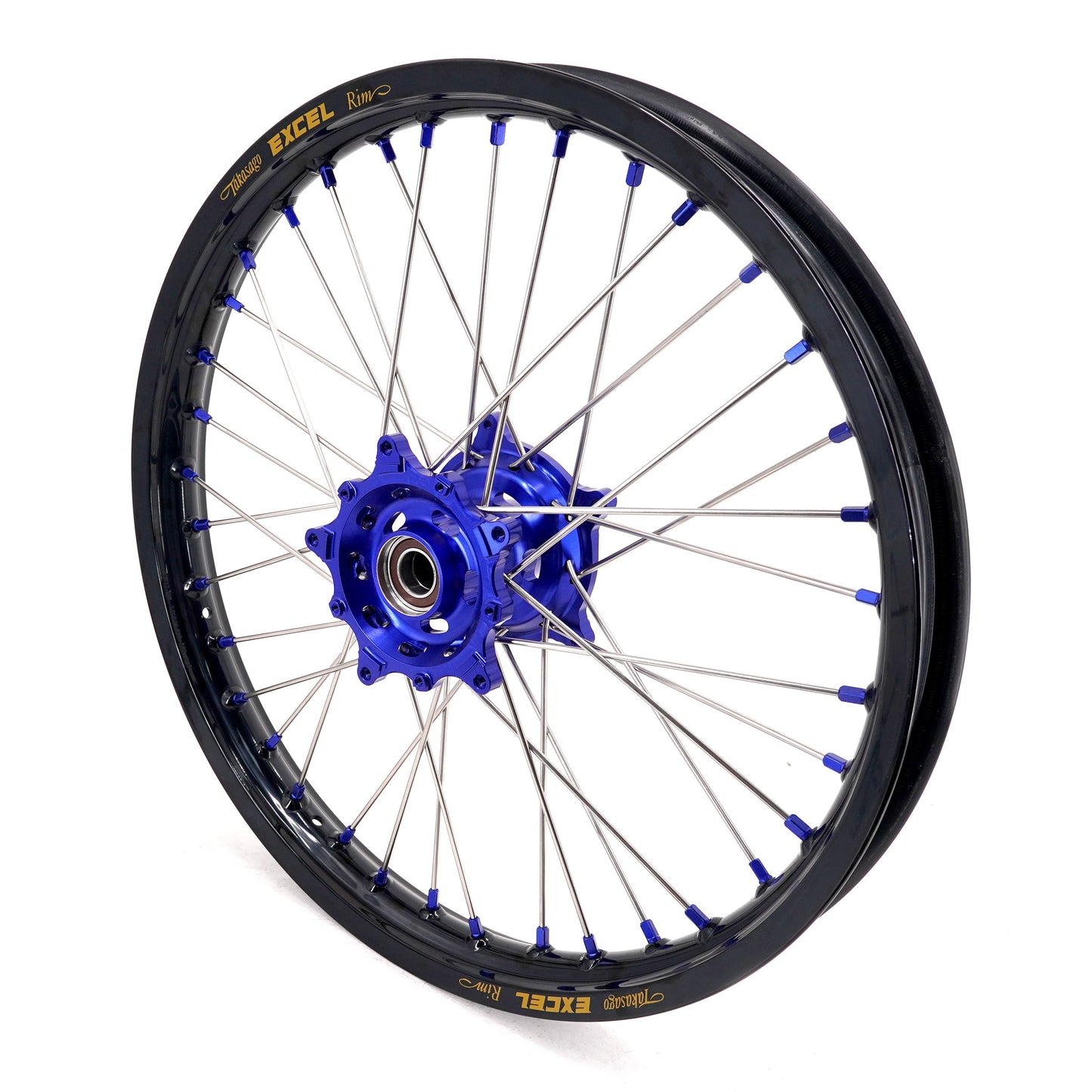 KKE 1.85*21 & 2.5*18 Motorcycle Tubed Spoke Wheels With Takasago EXCEL Rims Fit Yamaha Tenere 700 2019-2025