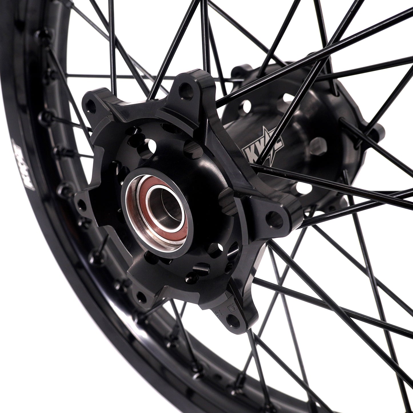 KKE Enduro 1.6*21" & 2.15*18" CNC Hub Electric Dirtbike Alloy Wheels Rims Fit STARK VARG All Black
