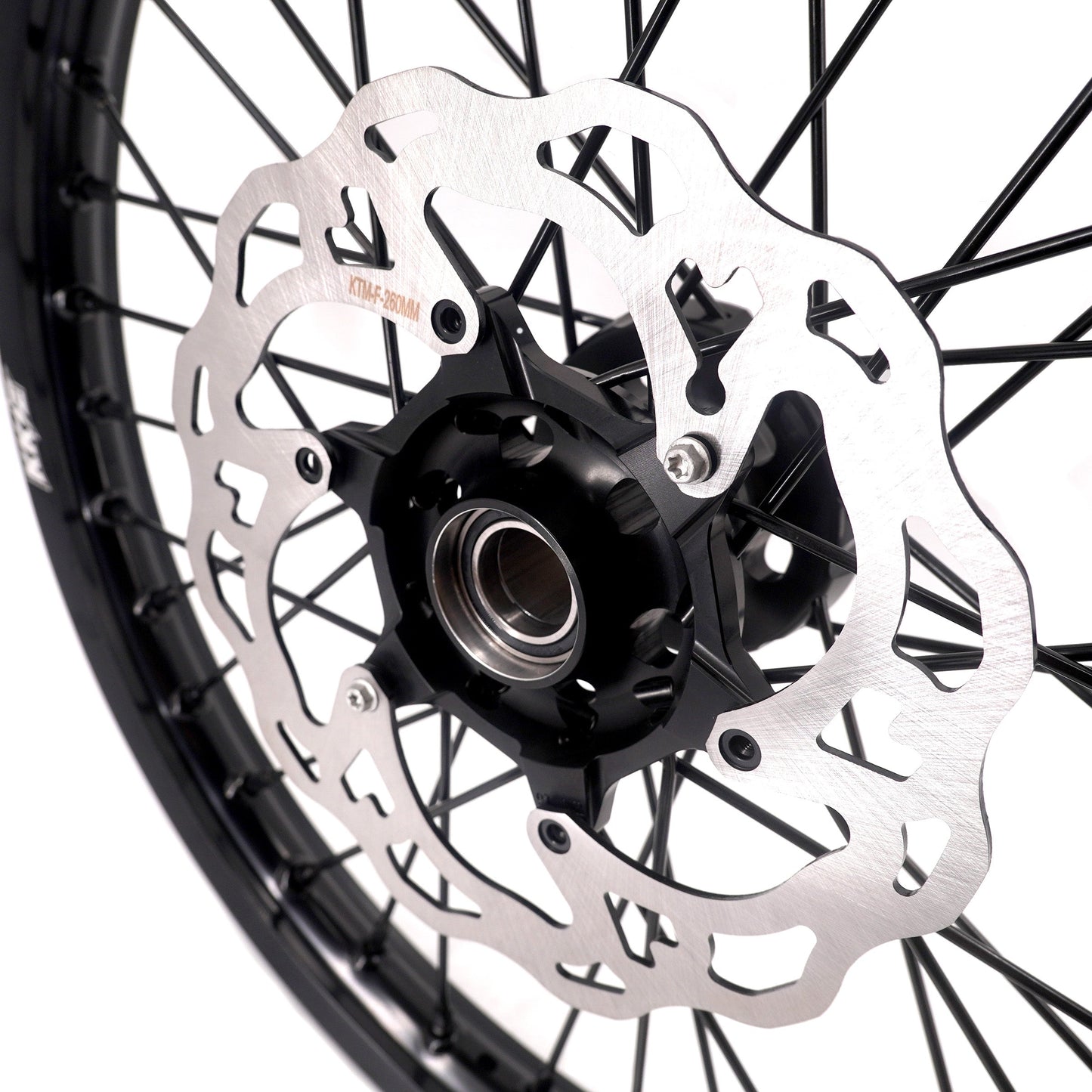 KKE Enduro 1.6*21" & 2.15*18" CNC Hub Electric Dirtbike Alloy Wheels Rims Fit STARK VARG All Black