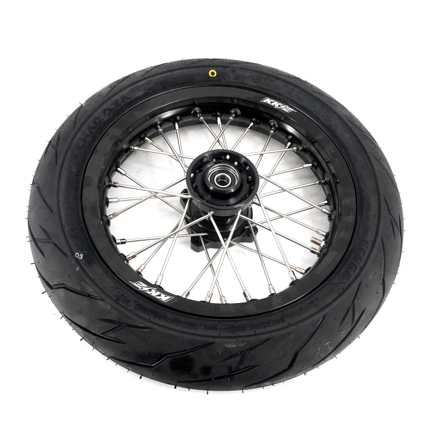 KKE 1.85*12'' & 2.15*12'' E-Bike Mini Wheels Kit with Tires Fit For Rawrr Mantis Mini 2024, Mini R/R17 2025-2026 Black