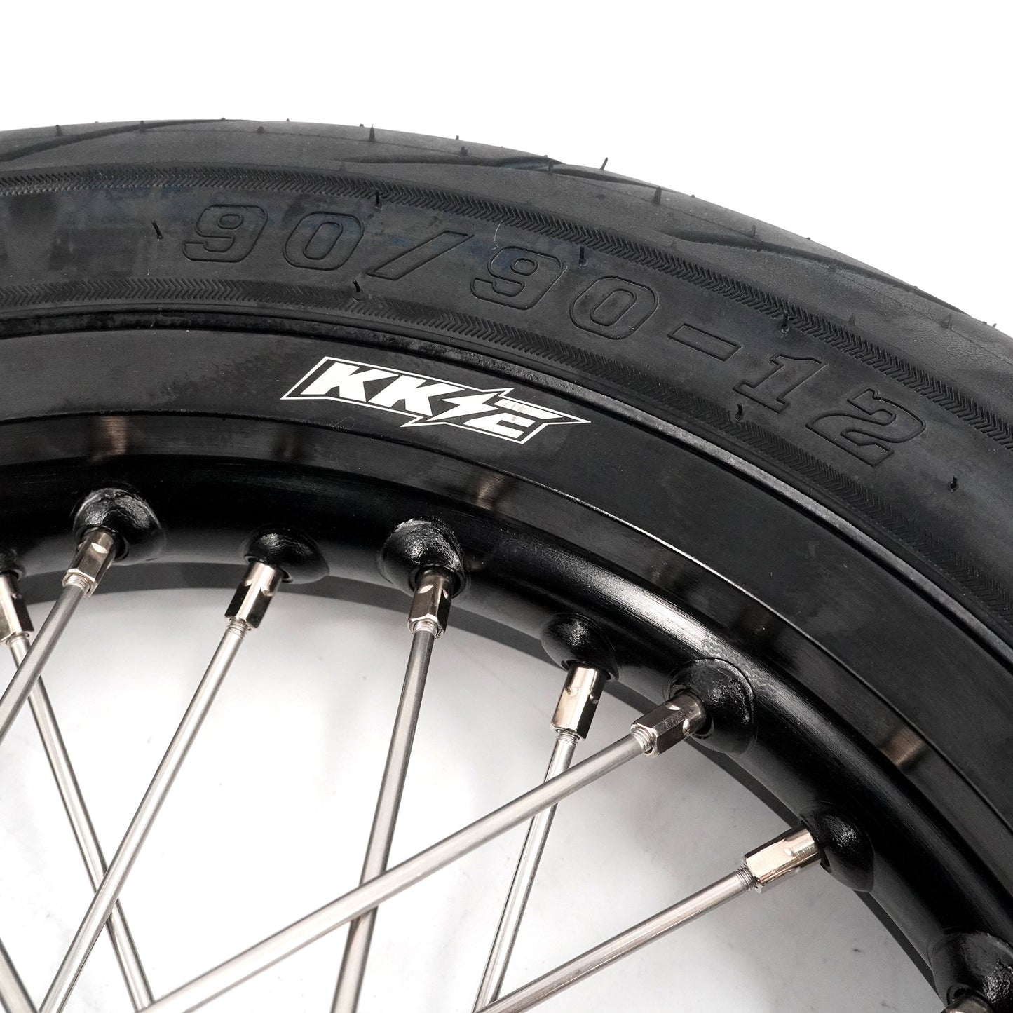 KKE 1.85*12'' & 2.15*12'' E-Bike Mini Wheels Kit with Tires Fit For Rawrr Mantis Mini 2024, Mini R/R17 2025-2026 Black