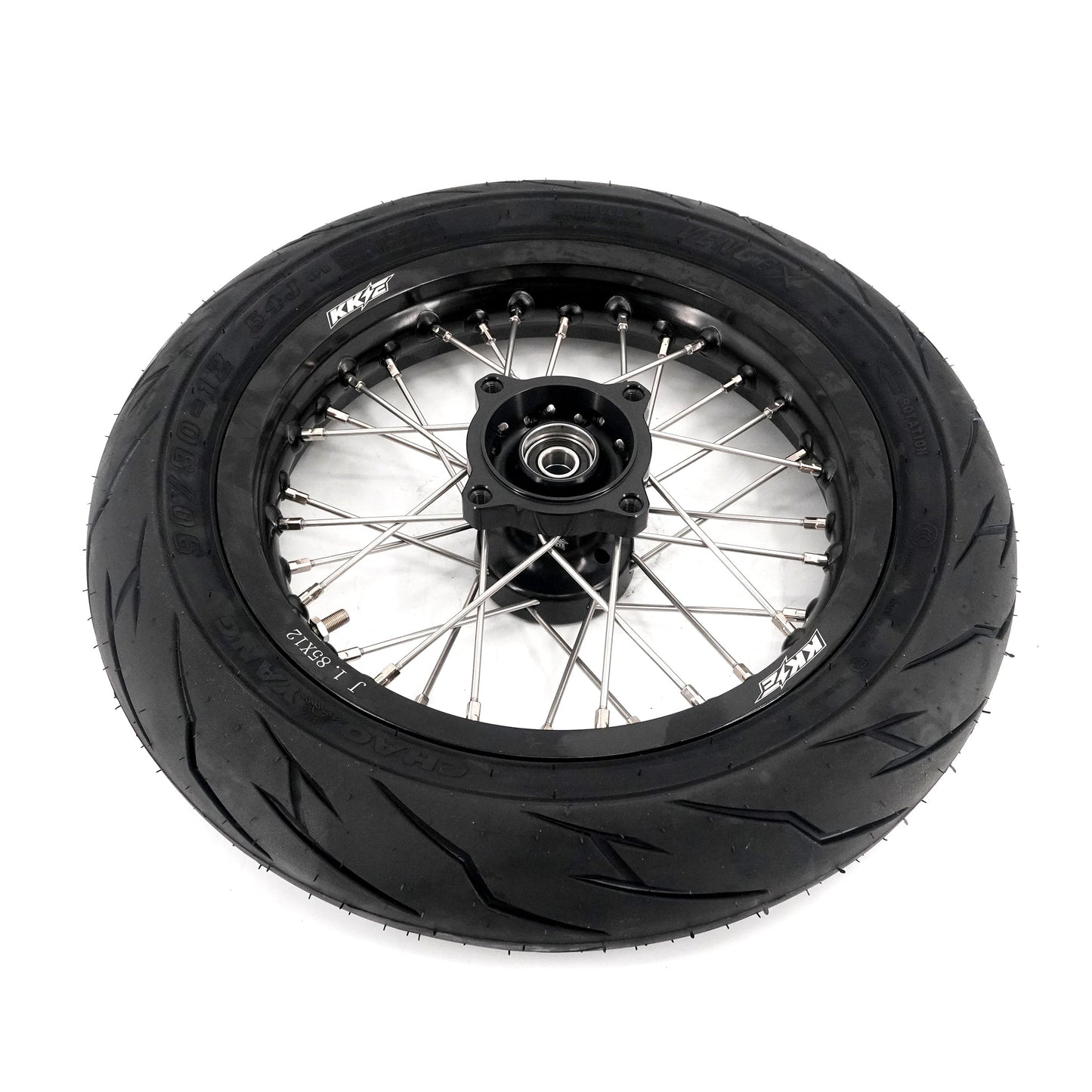 KKE 1.85*12'' & 2.15*12'' E-Bike Mini Wheels Kit with Tires Fit For Rawrr Mantis Mini 2024, Mini R/R17 2025-2026 Black