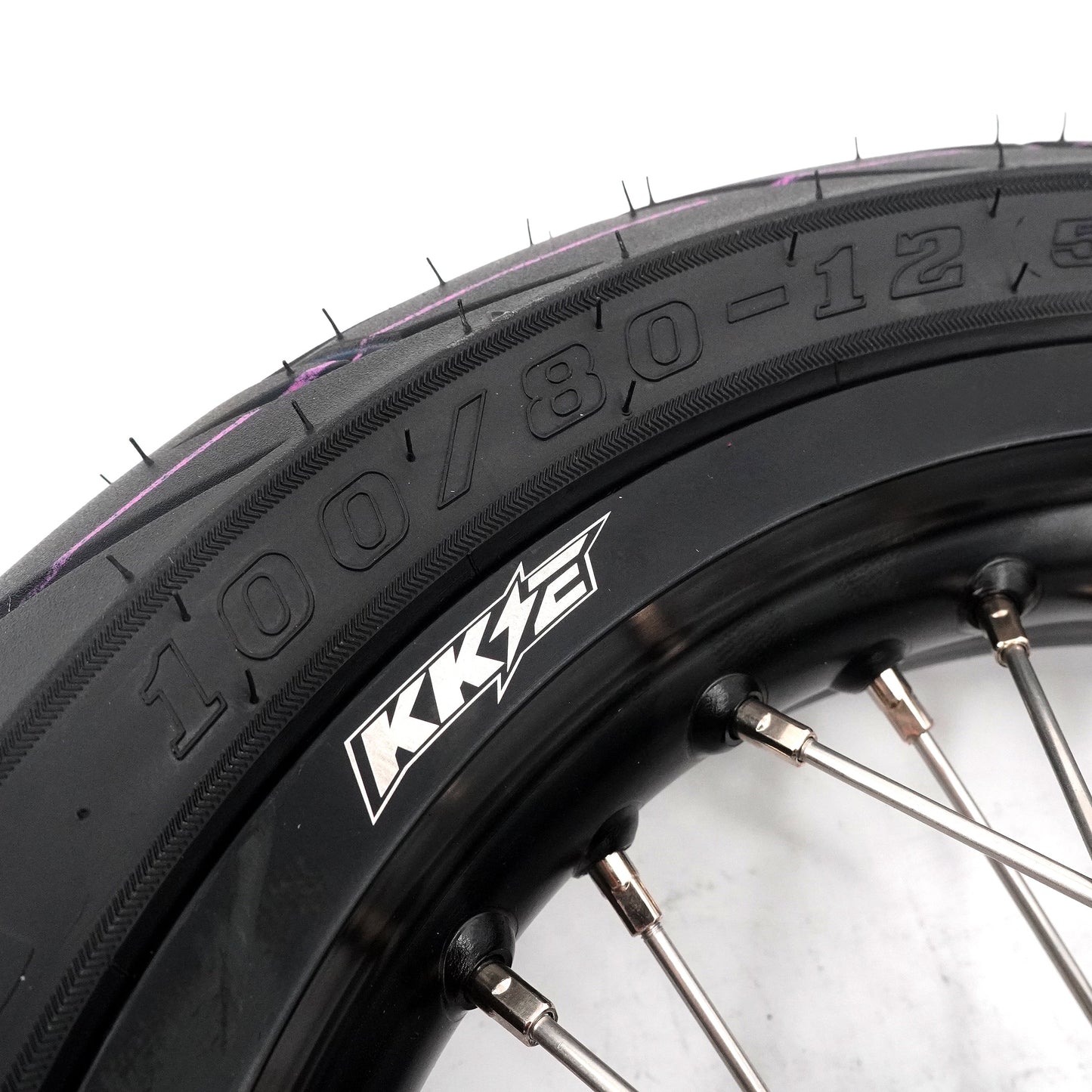 KKE 1.85*12'' & 2.15*12'' E-Bike Mini Wheels Kit with Tires Fit For Rawrr Mantis Mini 2024, Mini R/R17 2025-2026 Black