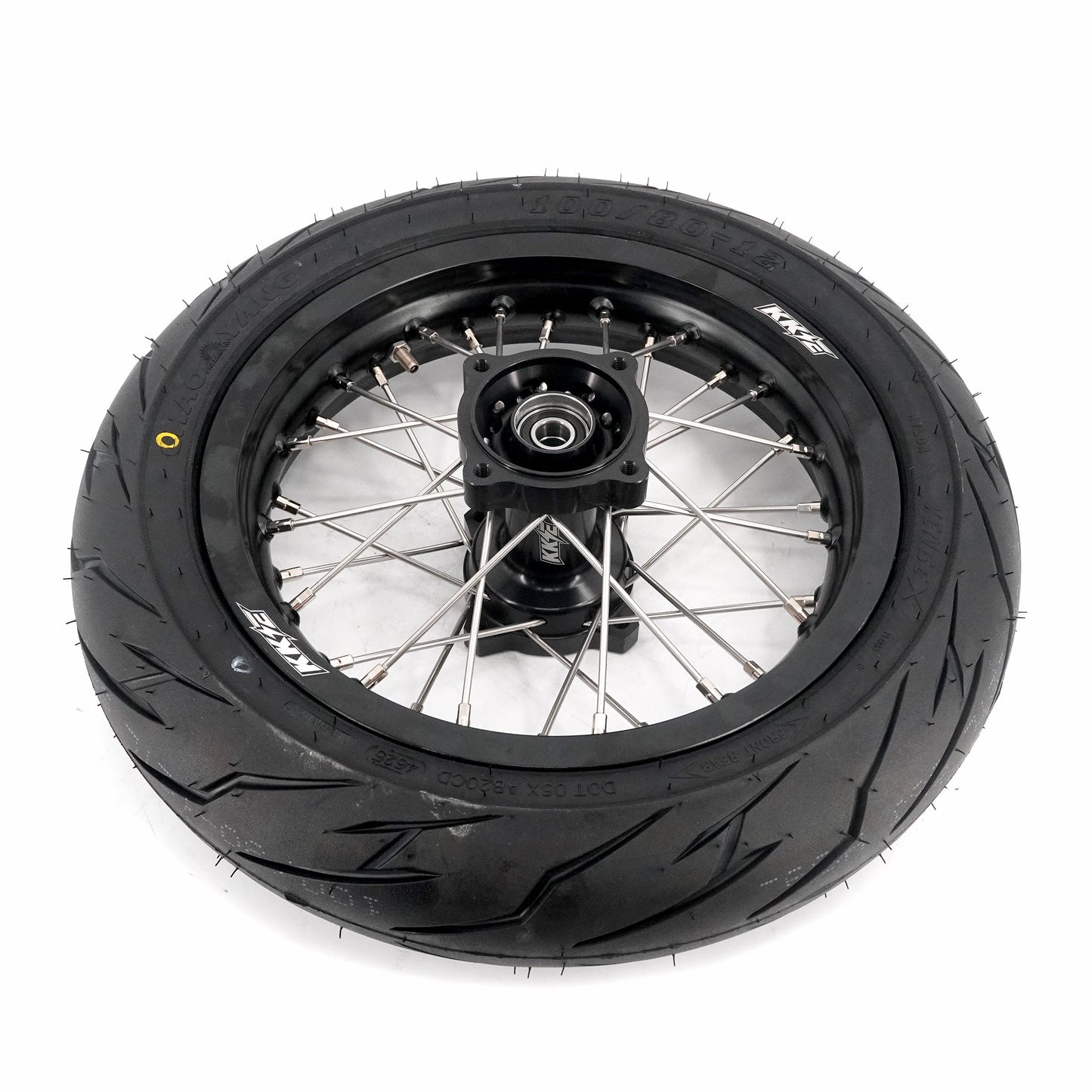 KKE 1.85*12'' & 2.15*12'' E-Bike Mini Wheels Kit with Tires Fit For Rawrr Mantis Mini 2024, Mini R/R17 2025-2026 Black