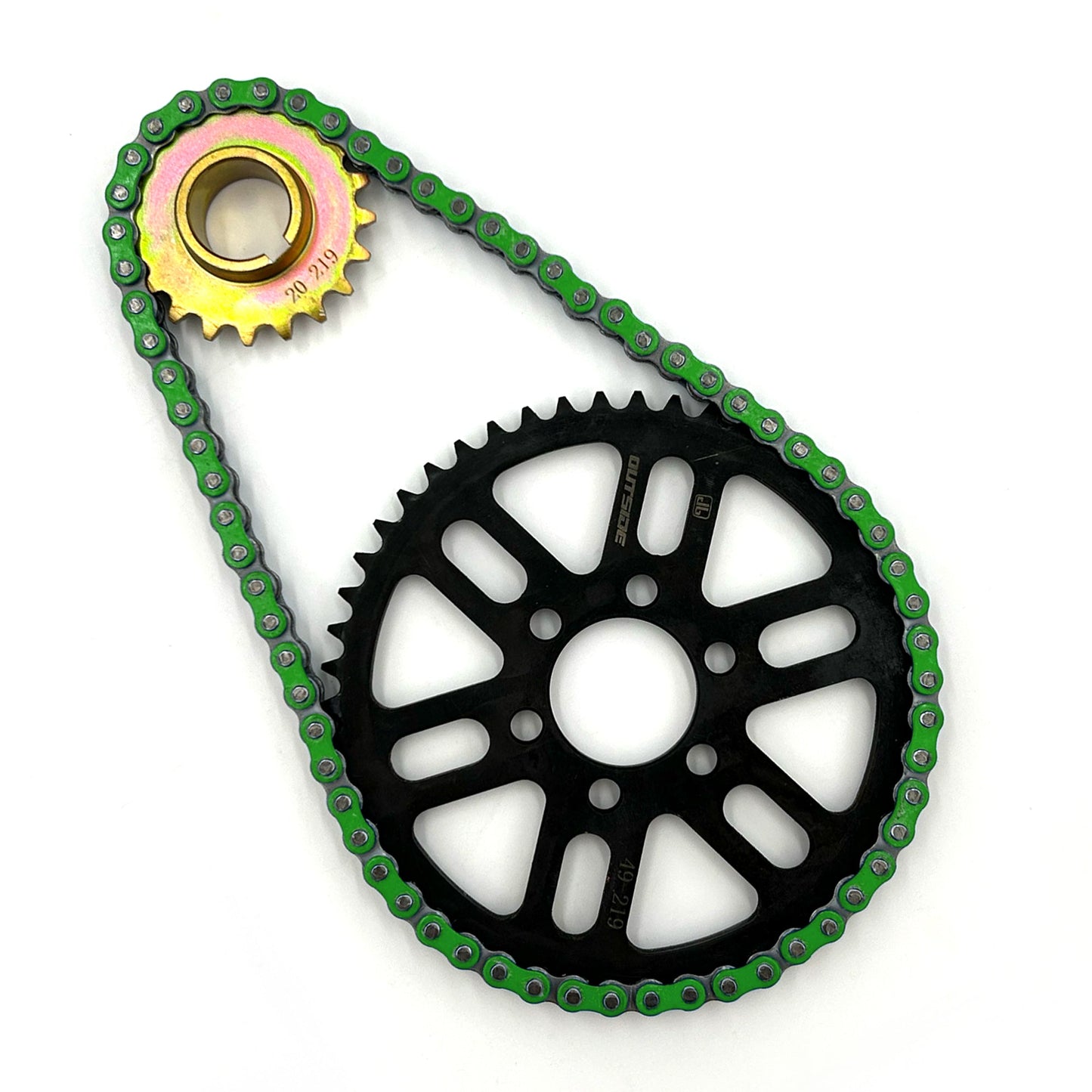 Primary Belt to Chain Conversion Kit | 219 | RK Sealed O-Ring | E Ride Pro 2.0