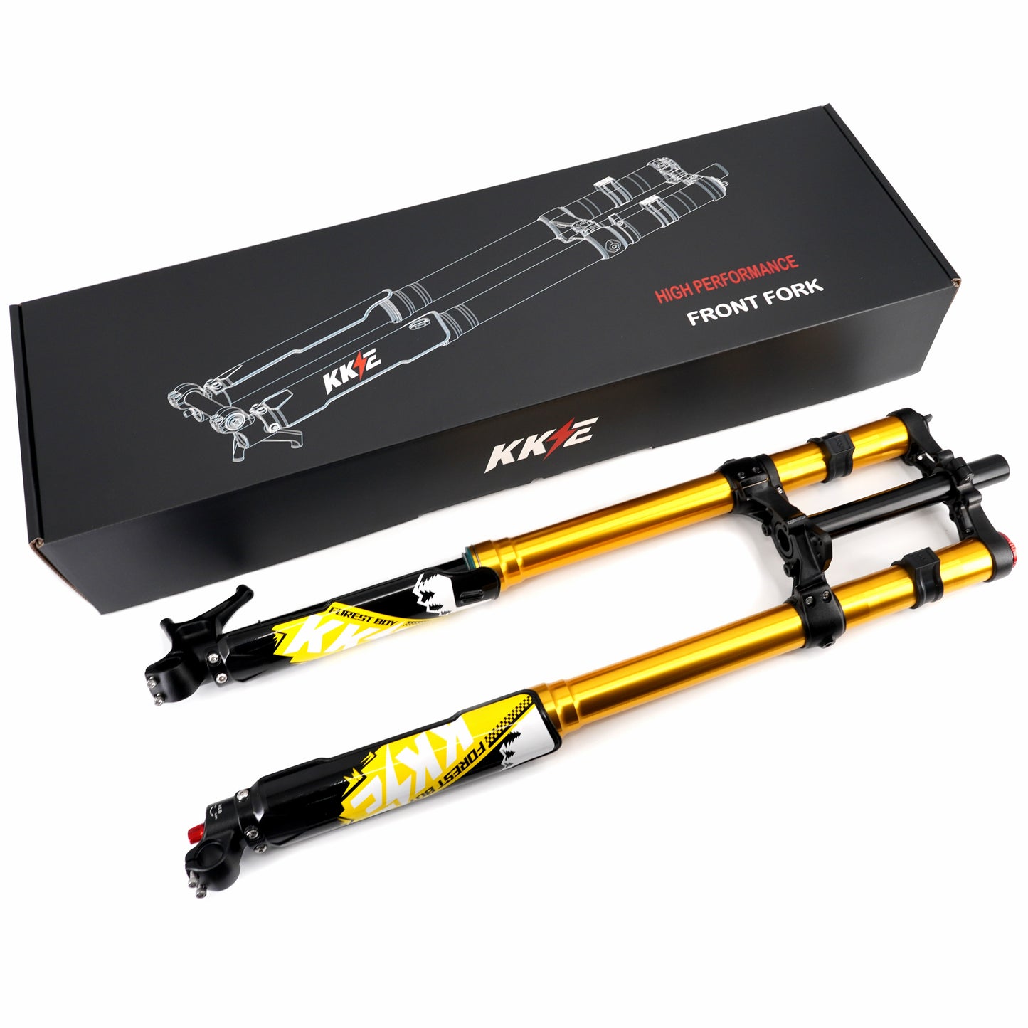 KKE 35MM Upgraded 5.5 Version Front Suspension Fork Fit Surron Light Bee, E-Ride Pro-SS, Talaria Sting MX3/MX4/R (Collective)