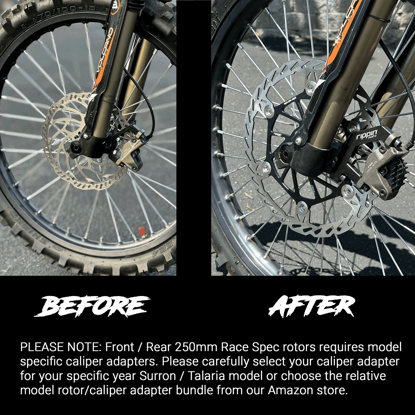 250mm Front Caliper Adapter for DNM Forks