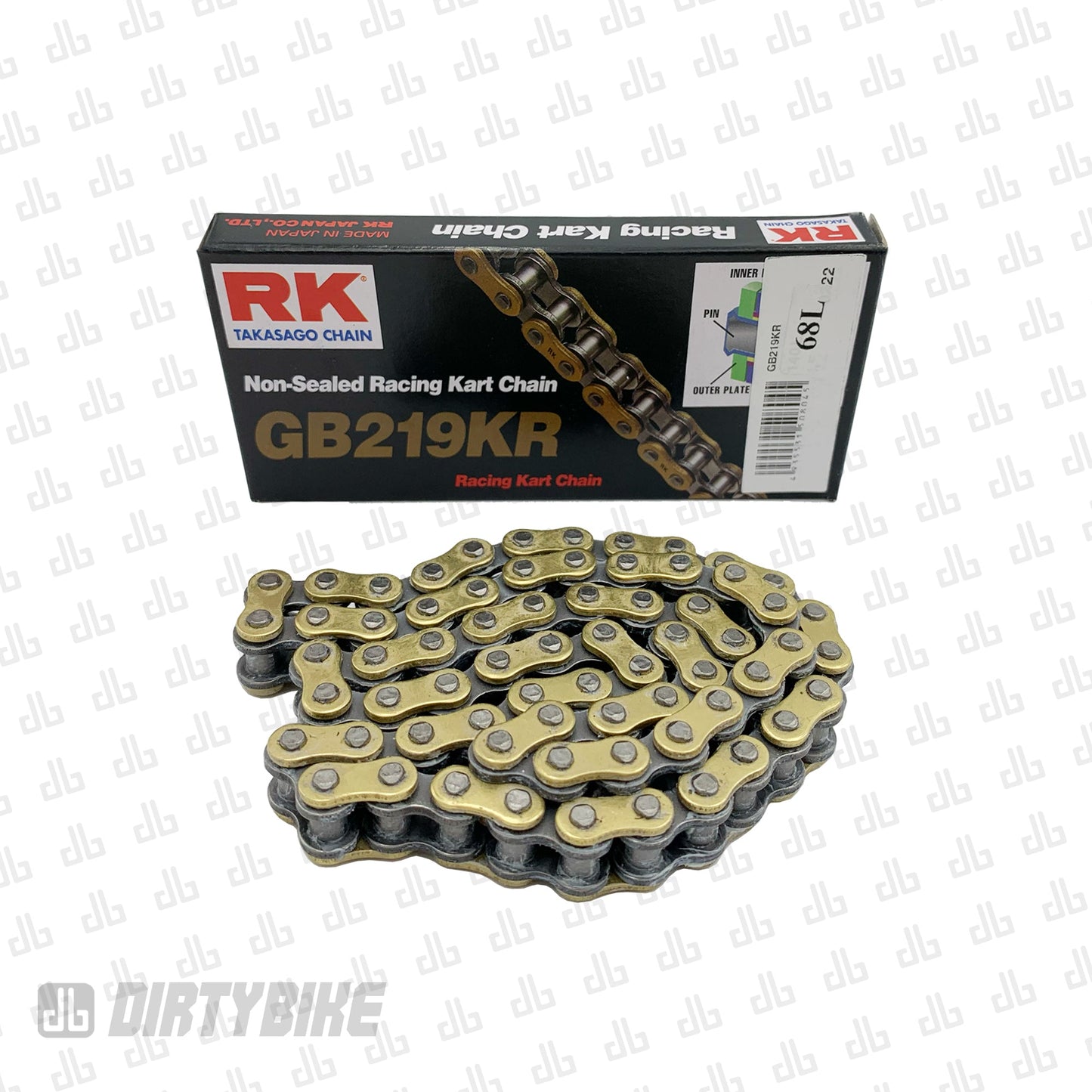 219 RK Non-Sealed Chain | Primary Belt to Chain Conversion Kit | E Ride Pro 2.0
