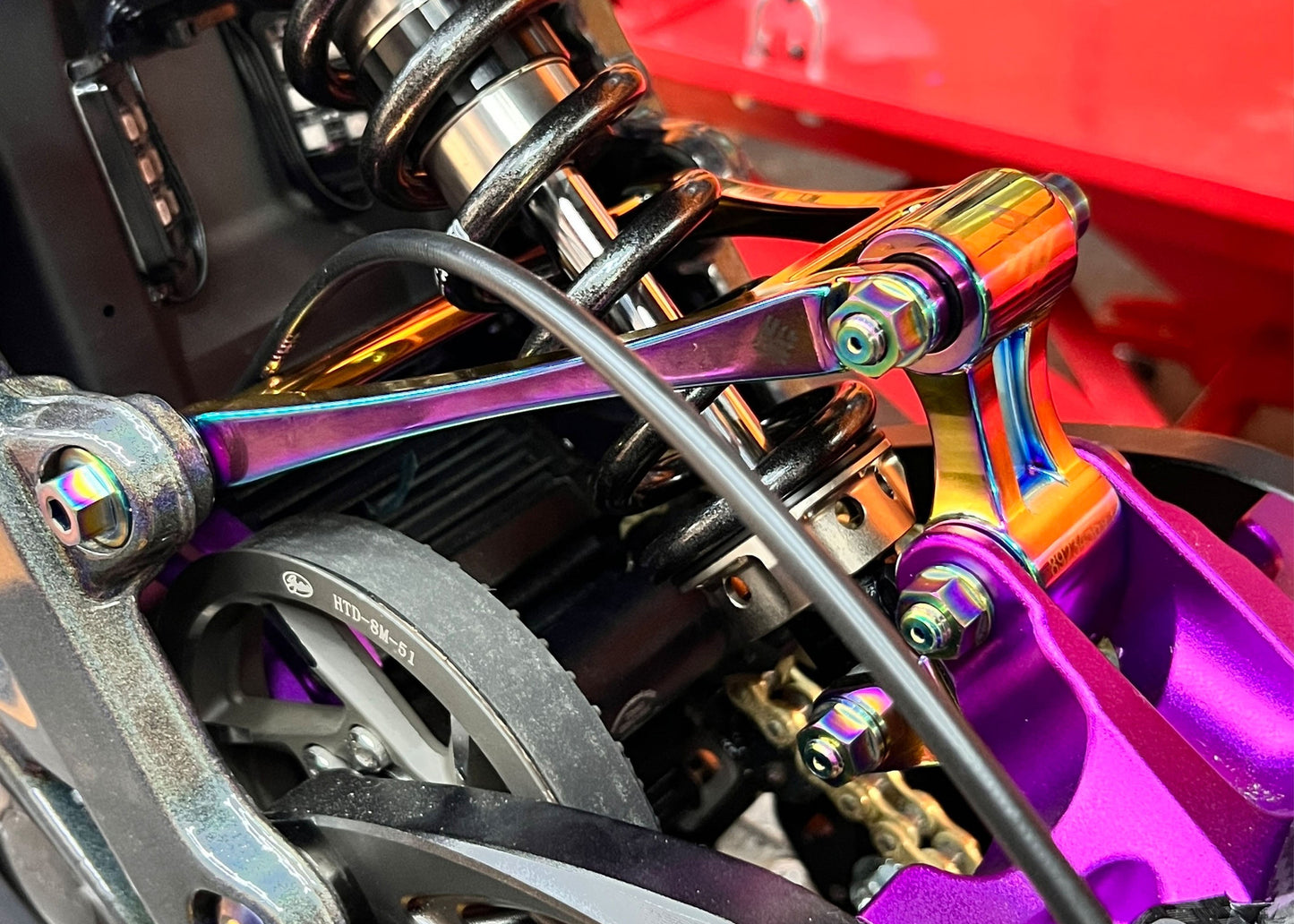 Heavy Hitter Lightweight TI Surron LBX Triangle