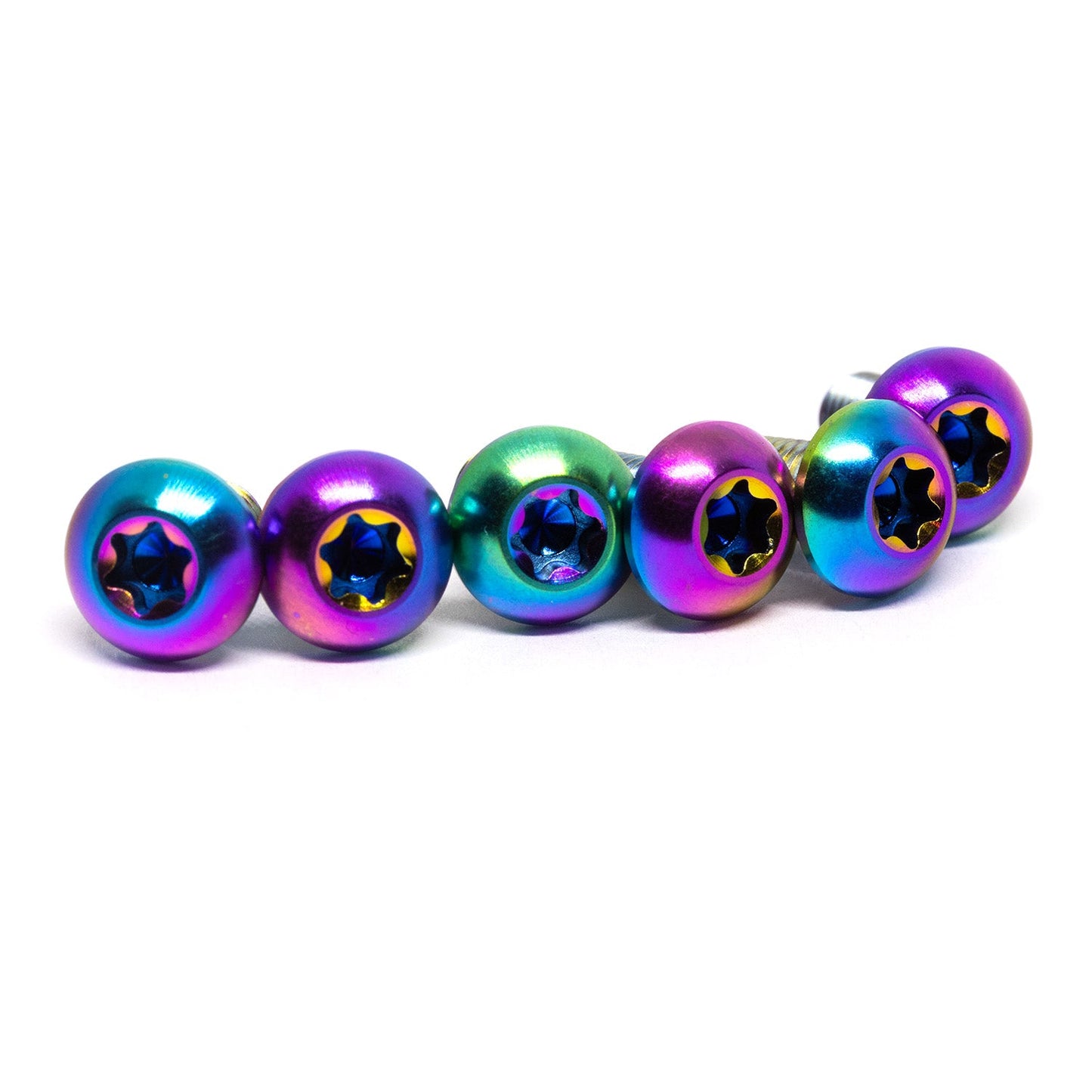 Titanium Front Rotor Bolts 6-Pack [M5x10mm]