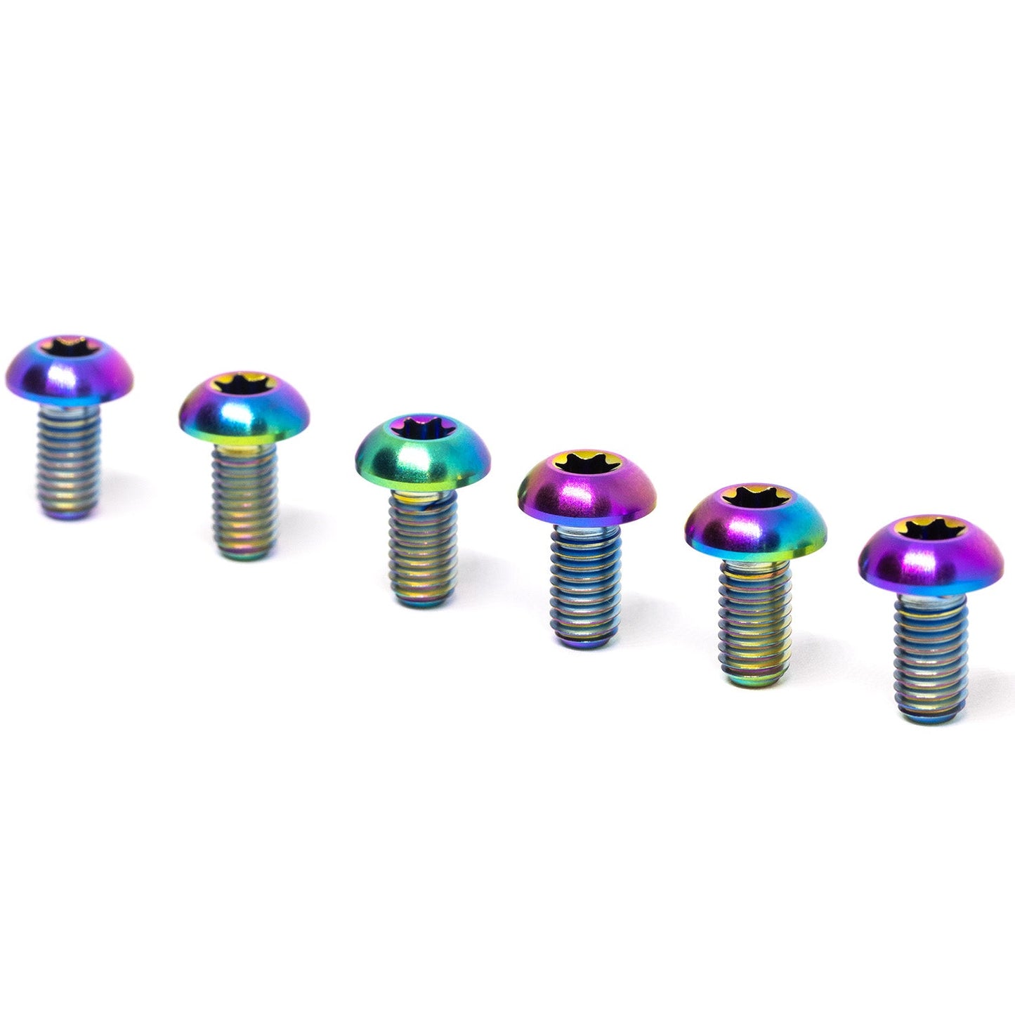 Titanium Front Rotor Bolts 6-Pack [M5x10mm]