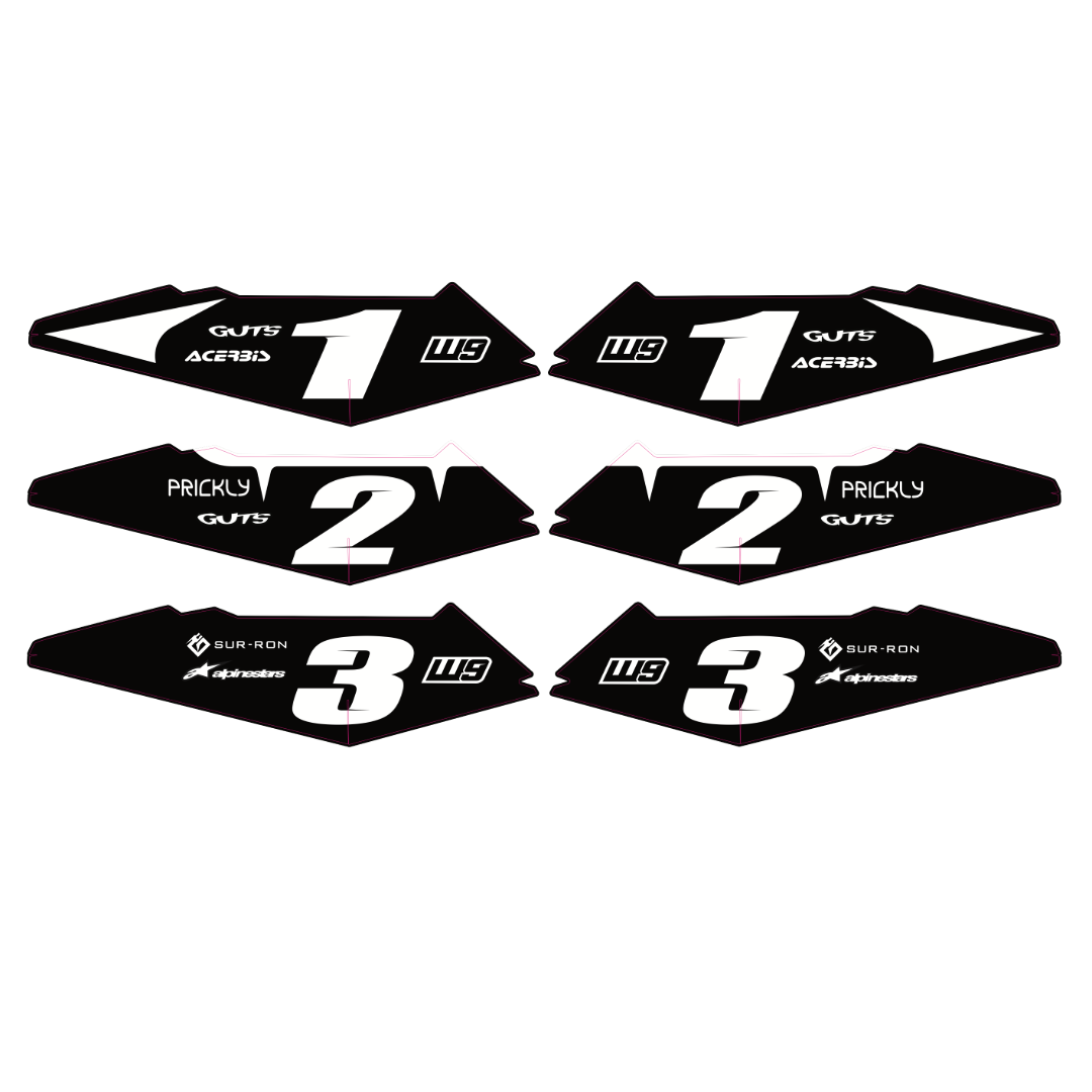 E-bike Side Fender Decal