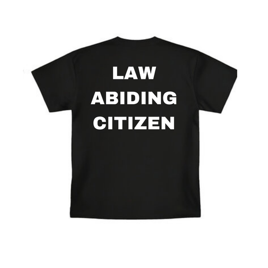 "LAW ABIDING CITIZEN" SHIRT - BLACK