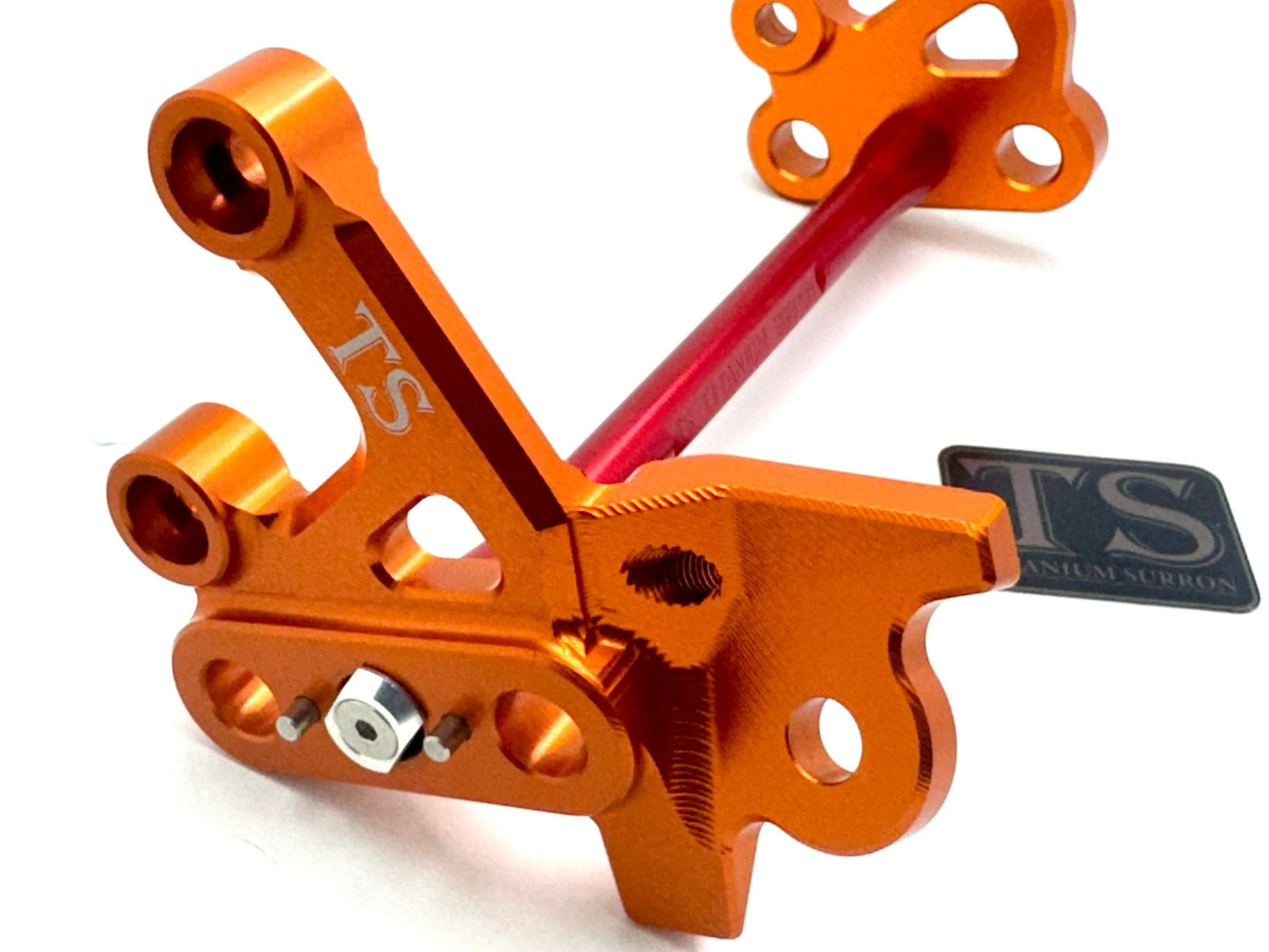 Custom CNC Aluminum Footpeg Bracket Assembly E-Ride Pro