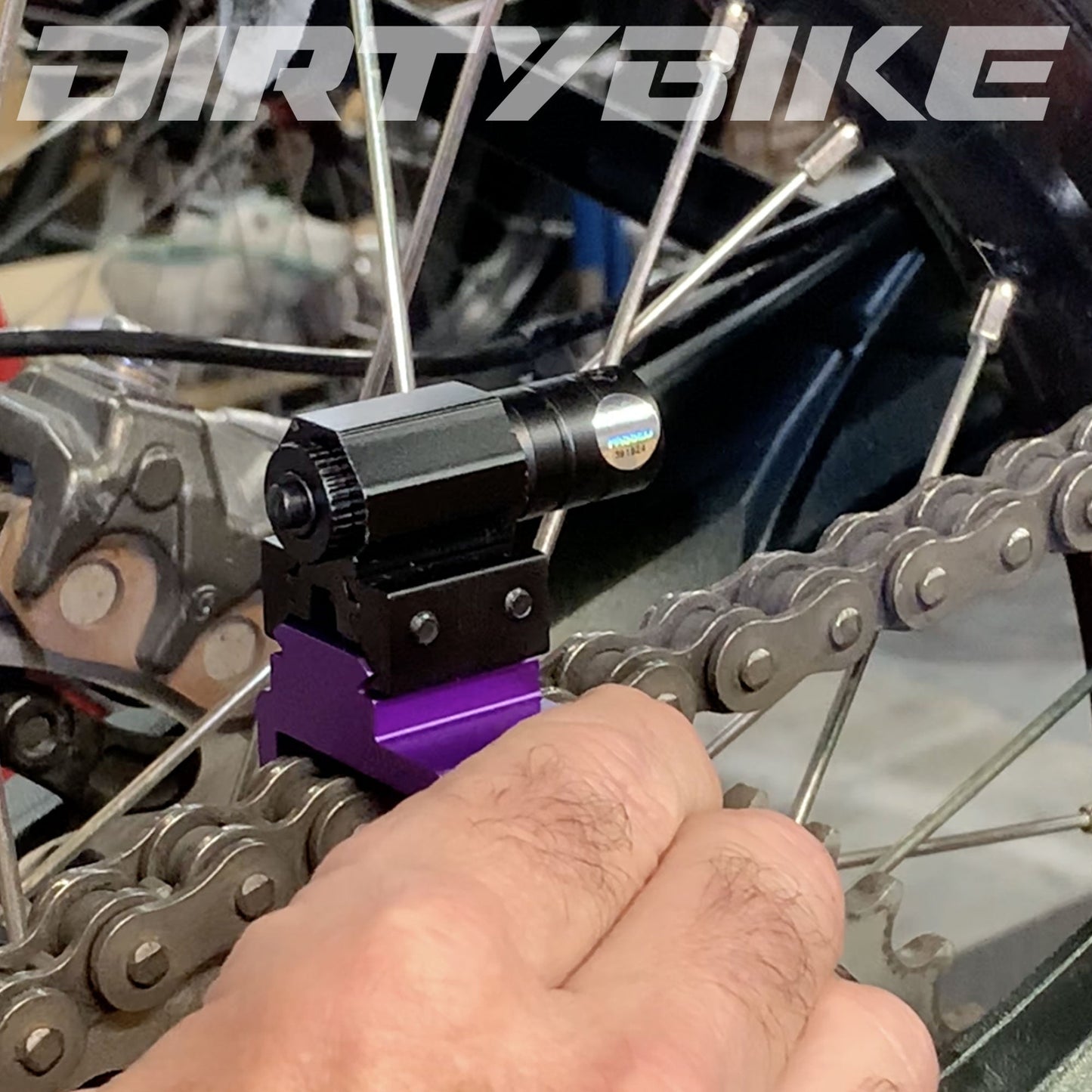 Laser Chain Alignment Tool | Motorcycle