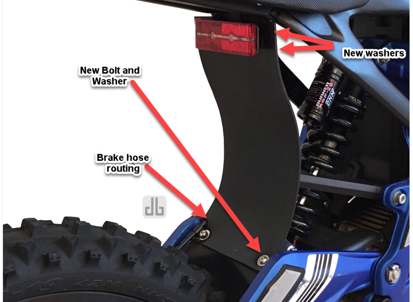 Shock Protector Mud Guard Standard | Surron LBX