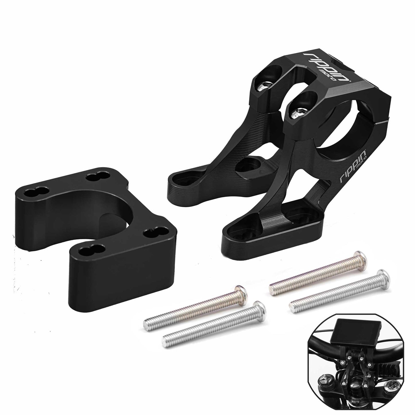 E-Moto Bar Mount for E-Ride PRO, Talaria & Surron LBX with 1" Riser