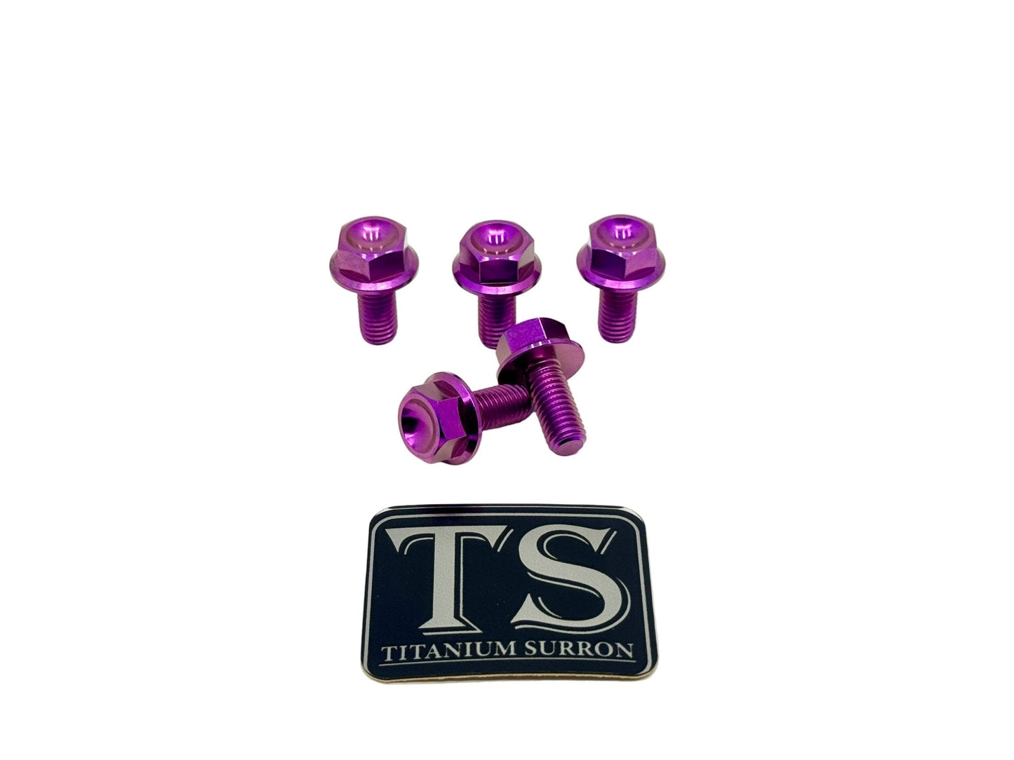 Titanium Rear Sprocket Bolts - E-Moto