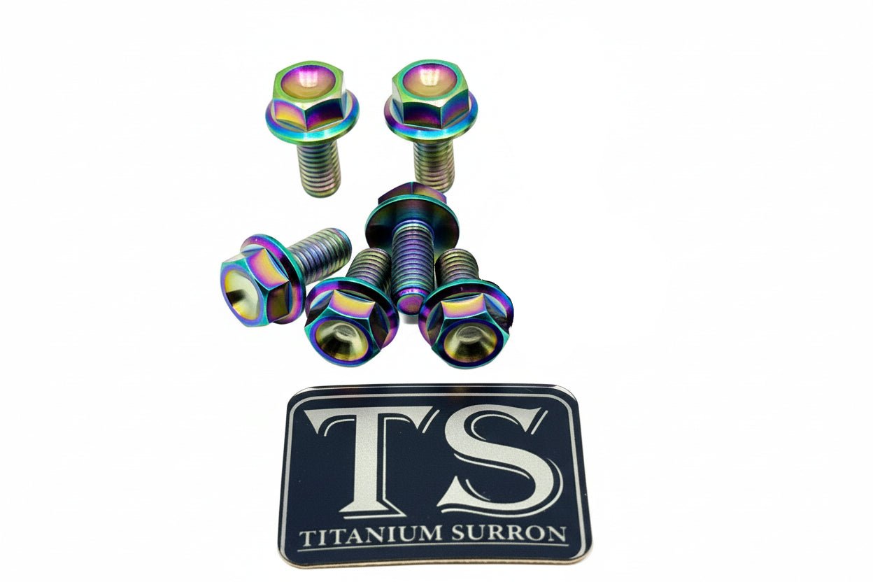 Titanium Rear Sprocket Bolts - E-Moto