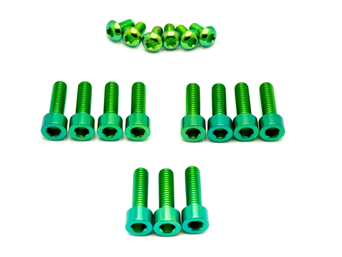 Titanium RFloXa Hawk 35 Pro and Max Fork Bolt Kits (21 pcs)