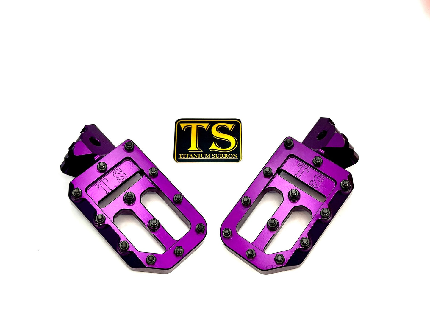 TS Custom Foot Pegs w/ Titanium Grips for Talaria and Altis
